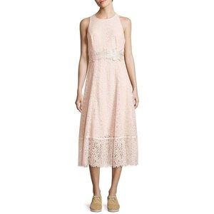 Karl Lagerfeld Vogue 125 Paris Lace Midi Dress NWT